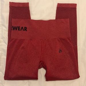 Womens red ryderwear leggings